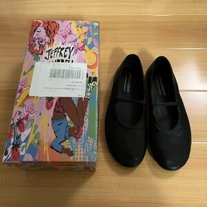 JEFFREY CAMPBELL BLACK DANCERINA FLATS